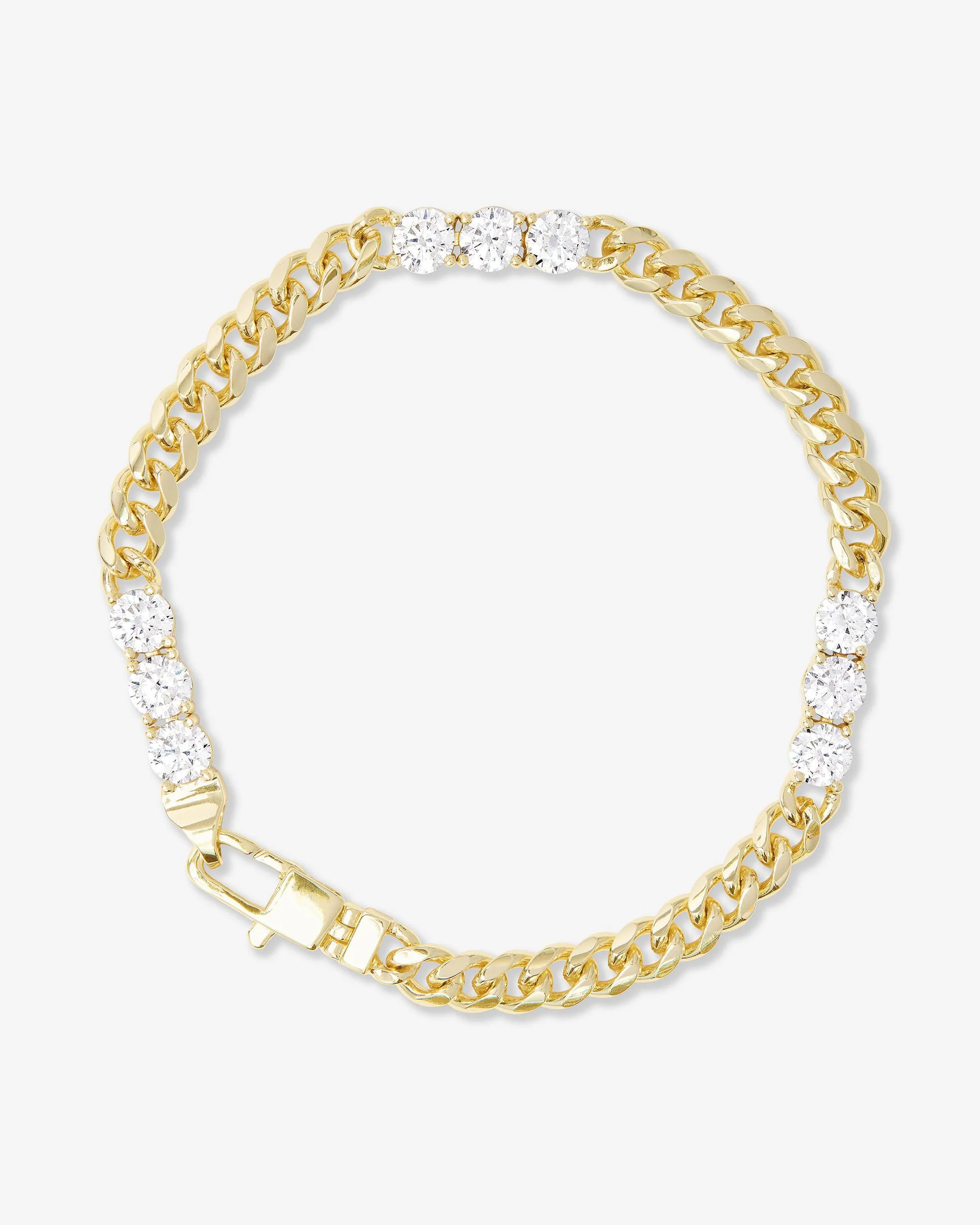 Baby Julian's Obsessed with Diamonds Bracelet - Gold|White Diamondettes | Melinda Maria Jewelry