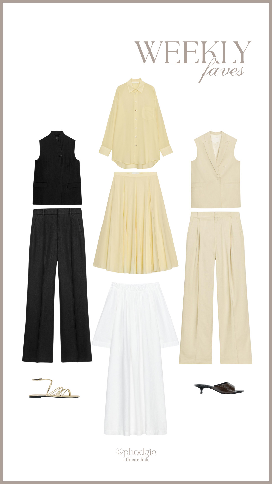 Zara, Co-ord, Waistcoat, Tailored Trousers, Butter Yellow, Linen, Leather Sandals, Kitten Heels, Gold Strappy Sandals, Summer Outfits, Autumn 

 #LTKuk #LTKsummer #LTKautumn