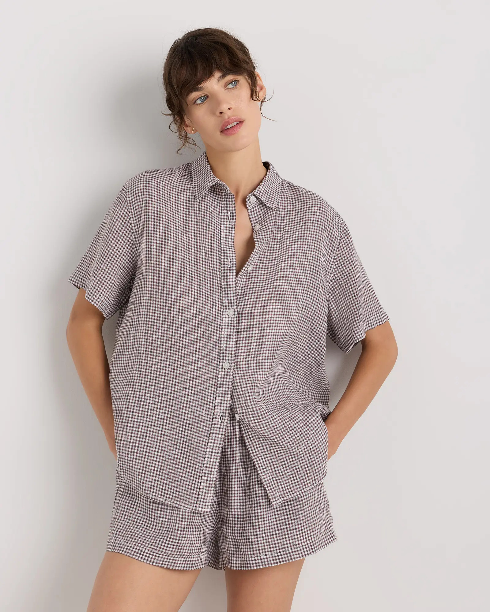100% European Linen Shorts Pajama Set | Quince