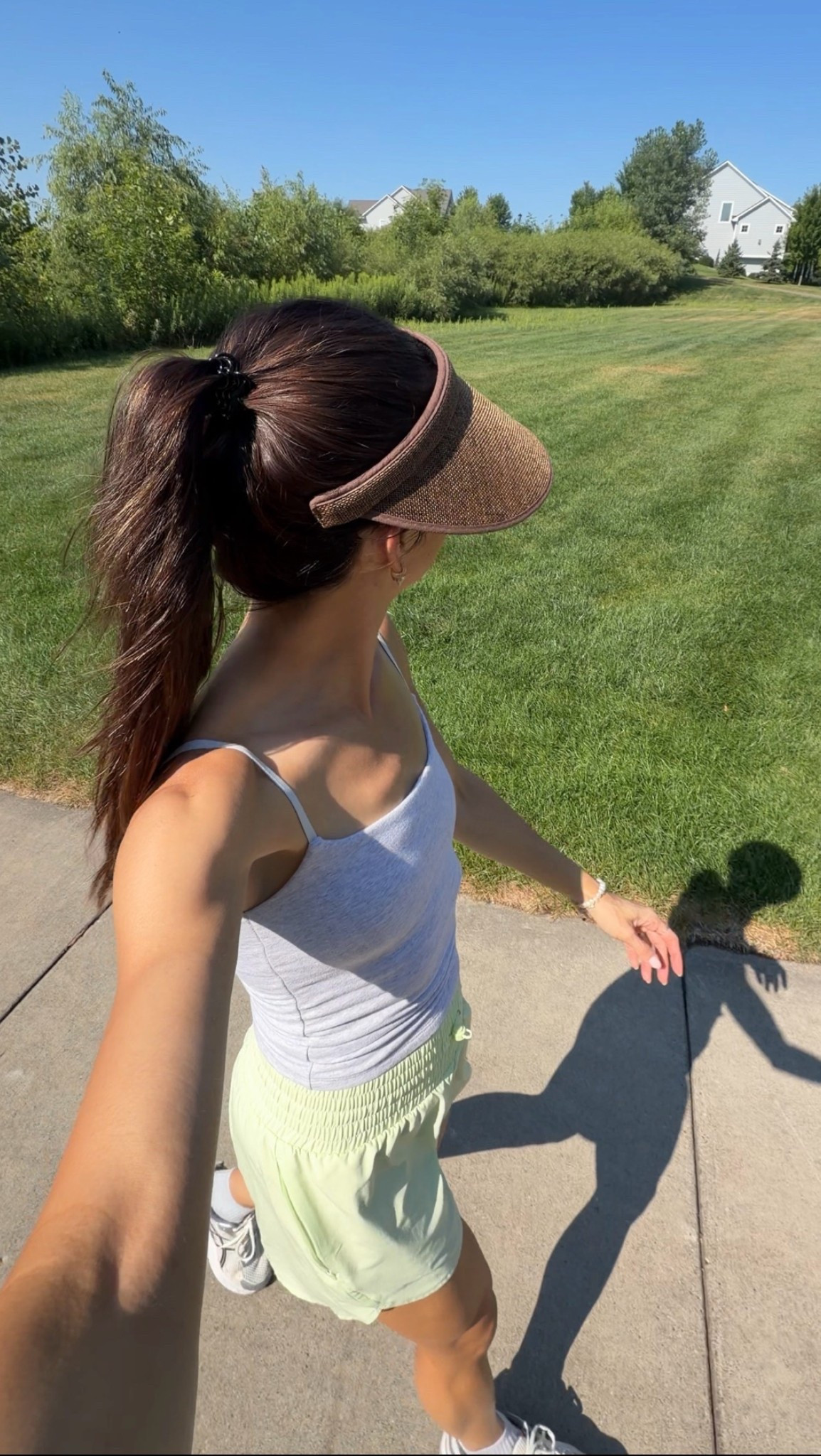 Hot mom walk ✨ wearing my true size S in the cami and active shorts!

#LTKootd #LTKmomlife #LTKfitnessgoals