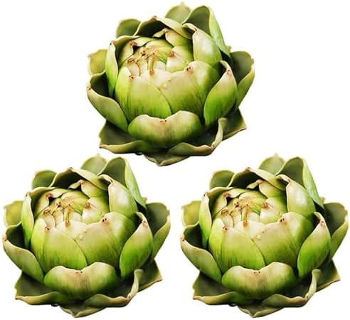 Fake Artificial Artichoke, Vegetables Faux Plastic Artichoke, Decoration for Wedding Party Home K... | Amazon (US)
