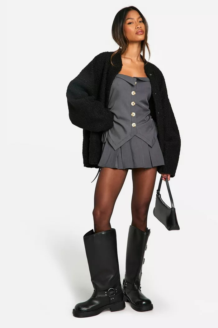 Pleated Micro Mini Skirt | Boohoo.com (UK & IE)