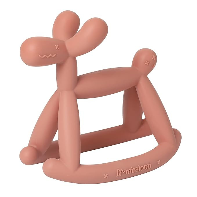 Miraloop Teething Toy for Baby 0-6, 12, 18 Months Infant, Jellydog Never Drop Food Grade Silicone... | Amazon (US)