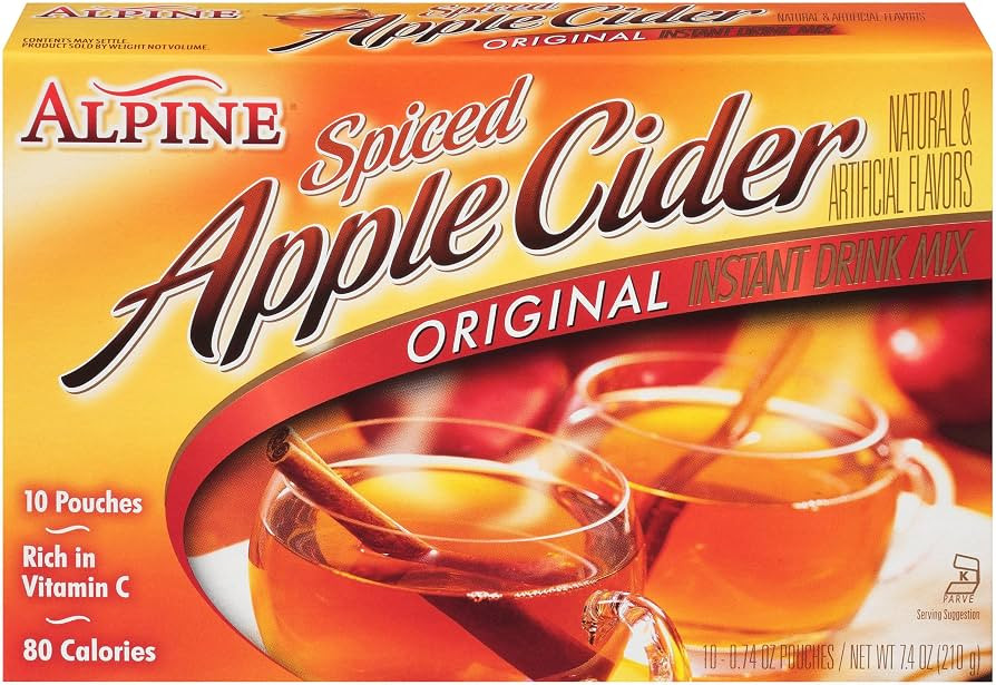 Spiced Apple Cider Mix- Original 10ct (4 Pack) 40 Pouches | Amazon (US)