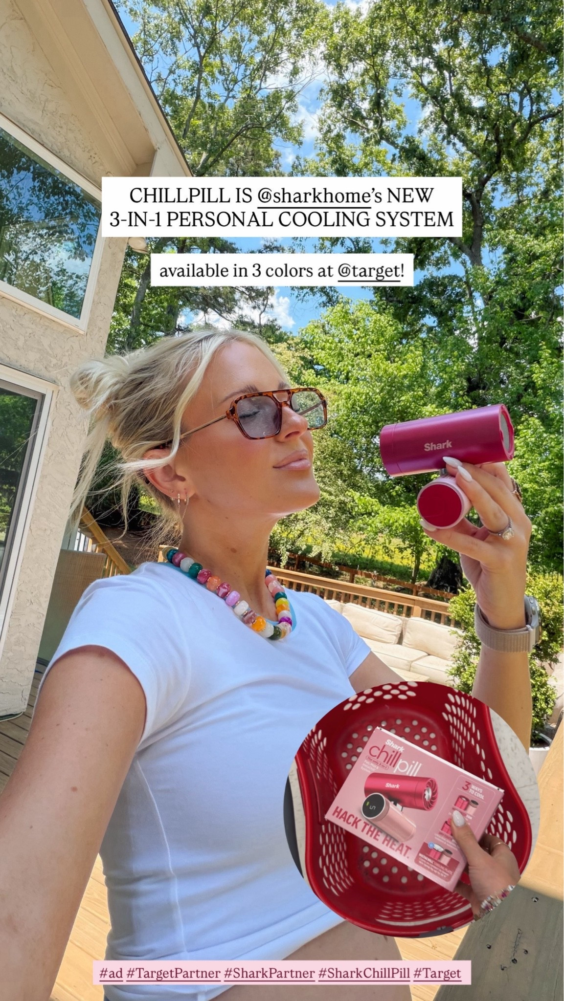 #ad hot mom summer, but make it breezy !! 🥵👉🏼🆒

a high-speed fan, dry-touch mist, & cryo-cooling plate IN ONE? 🤯 this is the only time being told to “take a ChillPill” isn’t insulting 🤌🏼 @sharkhome @target #TargetPartner #SharkPartner #SharkChillPill #Target

#LTKBump #LTKmomlife