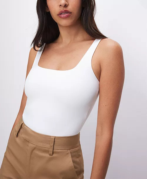 Women's Sculpting Modern Tank Bodysuit, Regular & Plus Size | Macy's