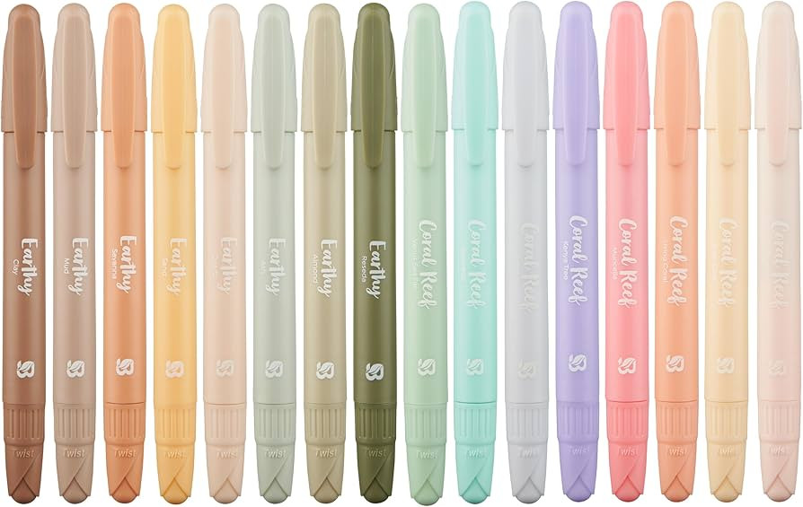 BLIEVE - Bible Highlighters No Bleed, Cute Bible Journaling School Supplies, 16 Pack Assorted Col... | Amazon (US)