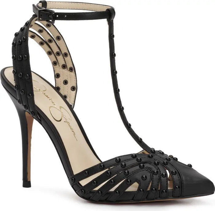 Jessica Simpson Wisata T-Strap Pointed Toe Pump | Nordstrom | Nordstrom