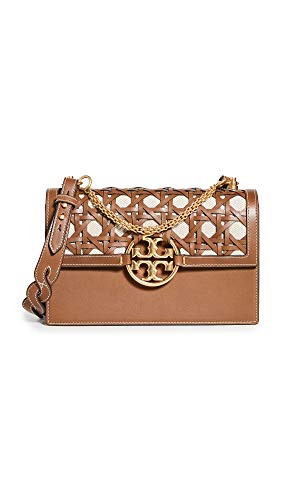 Tory Burch Women's Miller Basketweave Shoulder Bag | Amazon (US)