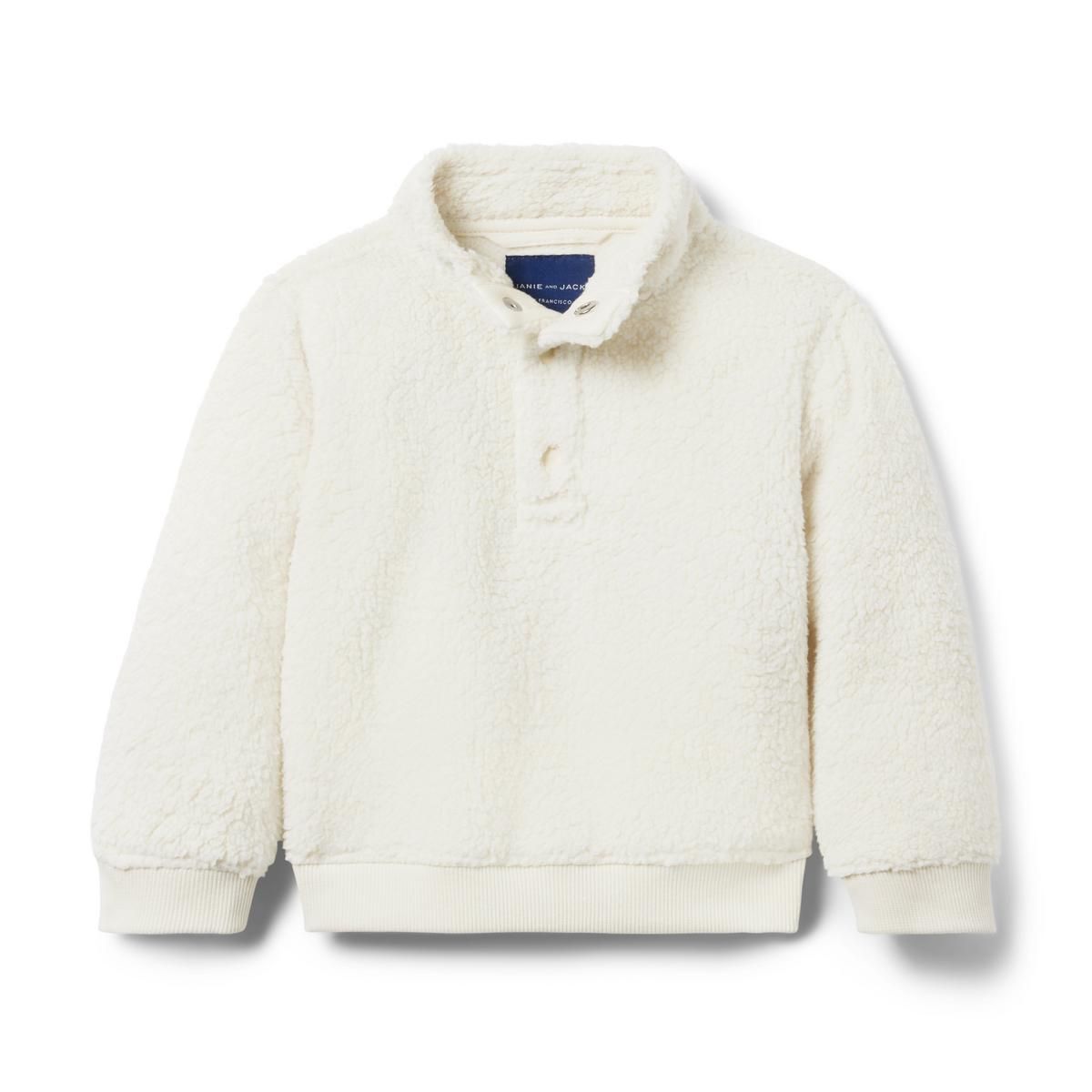 Sherpa Half Snap Pullover | Janie and Jack