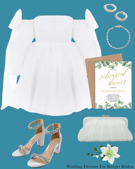 Rehearsal dinner look for the bride to be. 

#springwedding #etsydresses #springdresses #bridedresses #whitedresses #bridalminidress

#LTKstyletip #LTKwedding #LTKSeasonal