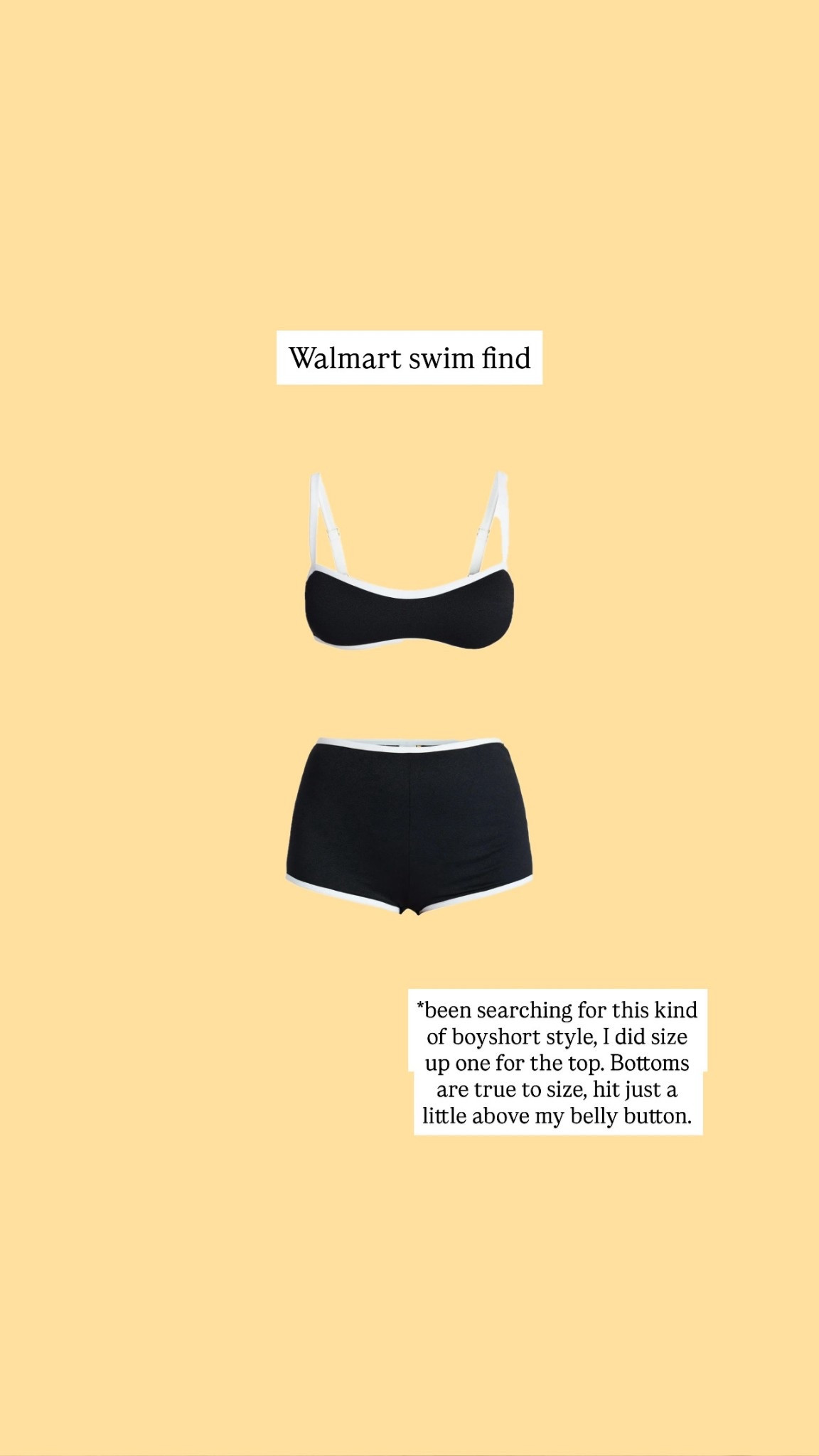 Walmart boyshort bikini swim suit, cutest retro vibes! Comes in red as well. 

#LTKootd #LTKTravel