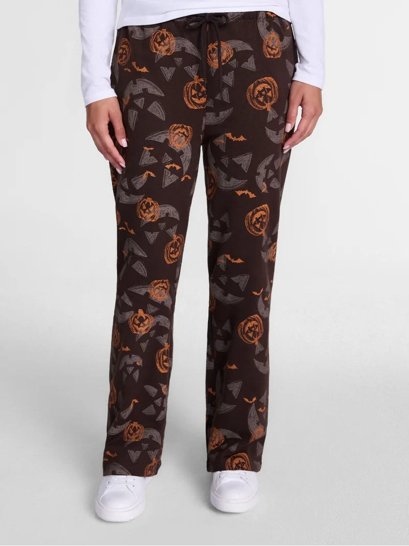 Women\u2019s Graphic Halloween Haunted Pumpkins Jogger Pants, Sizes XXS-XXL | Walmart (US)