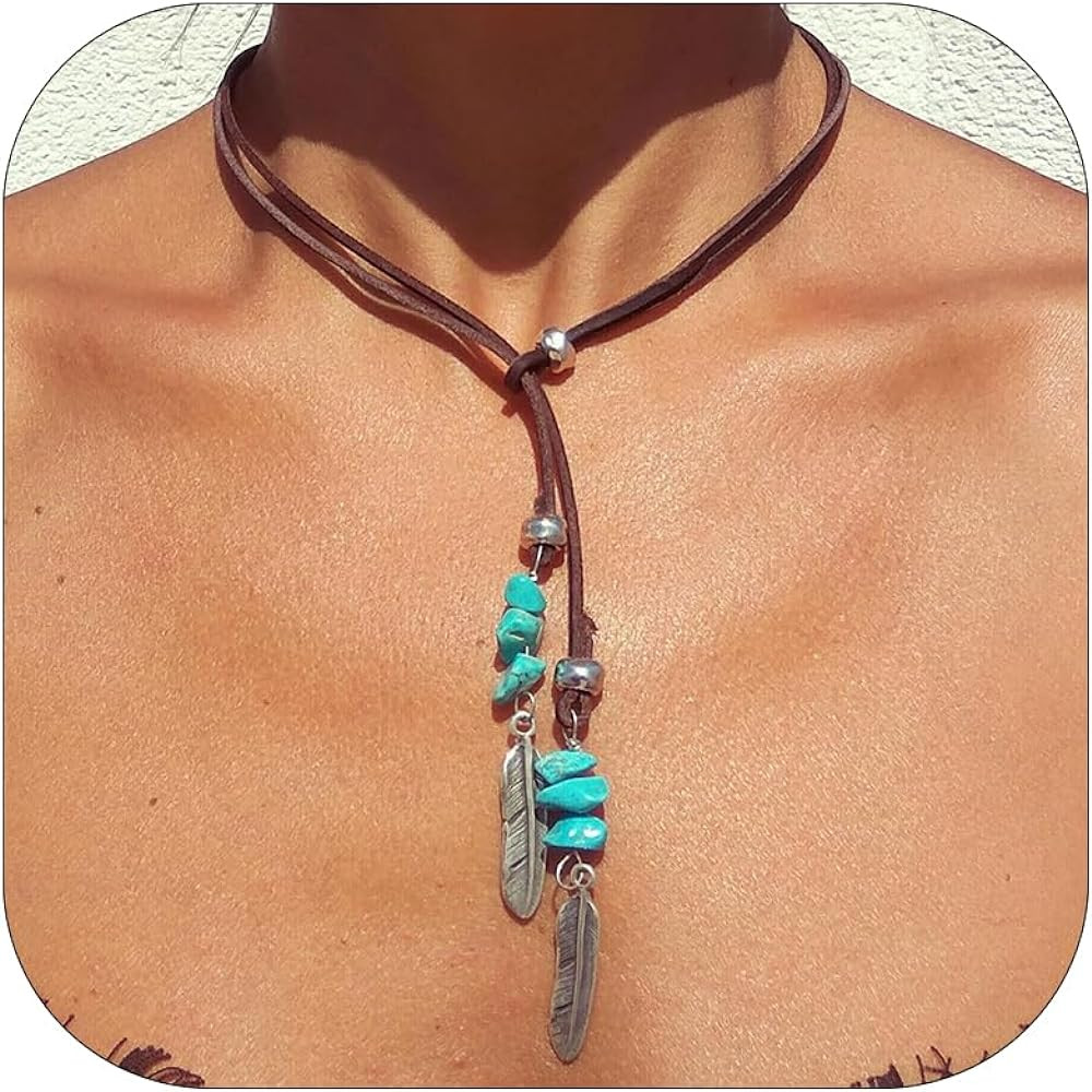 Boho Necklaces for Women Country Concert Outfits Nashville Western Outfit for Women Choker Neckla... | Amazon (US)