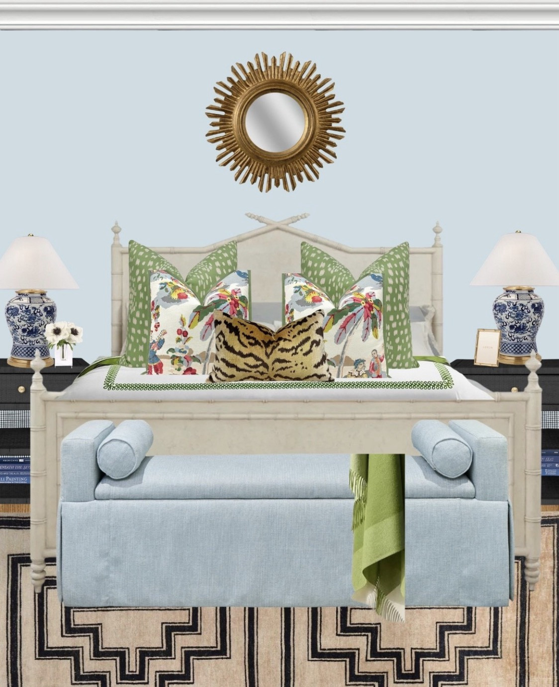 Three thoughtfully layered spaces—two classic bedroom designs and a timeless formal living room—all focused on pattern, texture, and livable elegance. From tailored bedding and upholstered benches to curated seating and statement lighting, each room blends comfort with a collected look. Shop the  pieces used in these designs below.

#LTKOver40 #LTKSaleAlert #LTKHome