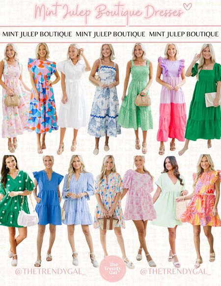 Mint Julep Boutique Dresses! 

#LTKStyleTip #LTKBeauty #LTKFindsUnder50