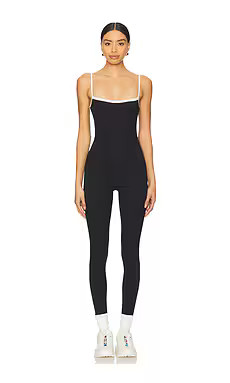 WellBeing + BeingWell FlowWell Este Jumpsuit in Black & White from Revolve.com | Revolve Clothing (Global)