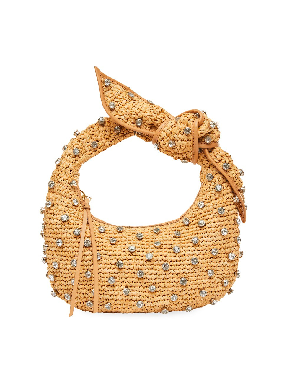 Women's Josie Bling Raffia Top-Handle Bag - Natural | Saks Fifth Avenue