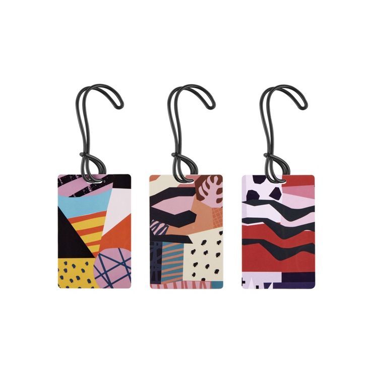 Travel Smart Luggage Tag 3pk - Abstract | Target
