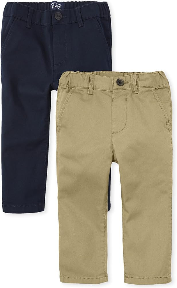 The Children's Place Baby Boys' and Toddler Stretch Skinny Chino Pants | Amazon (US)