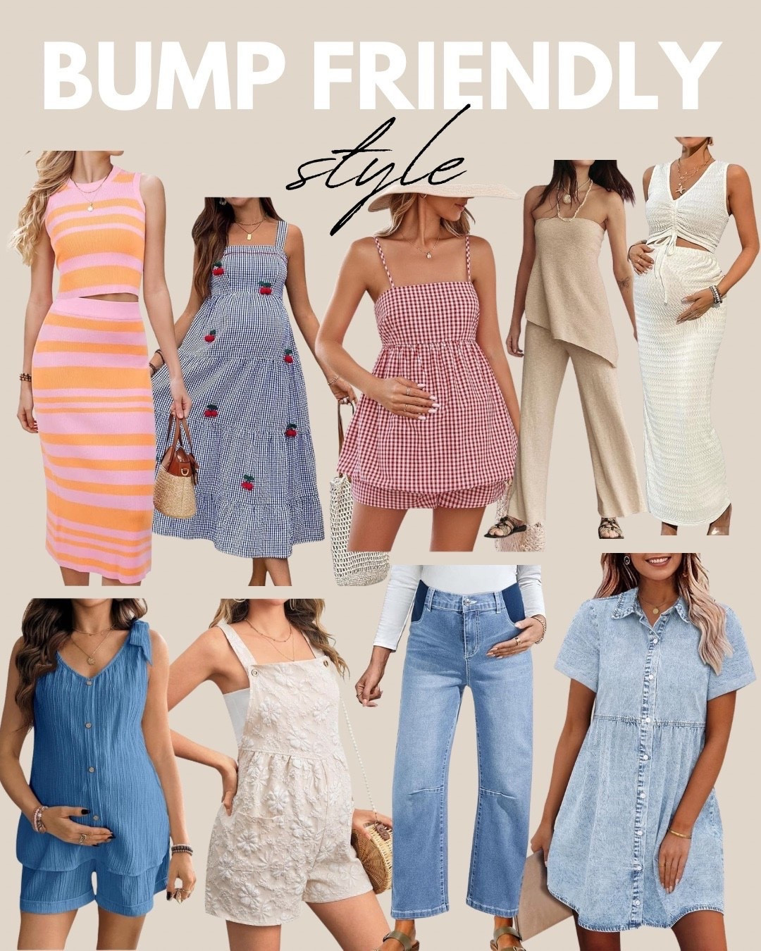 Bump friendly style all from Amazon!


bump friendly, maternity, pregnancy style

#LTKBump #LTKBaby #LTKmomlife
