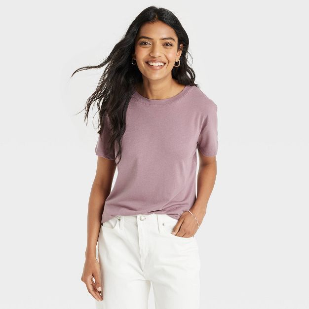 Women's Short Sleeve Casual Fit T-Shirt - A New Day™ | Target