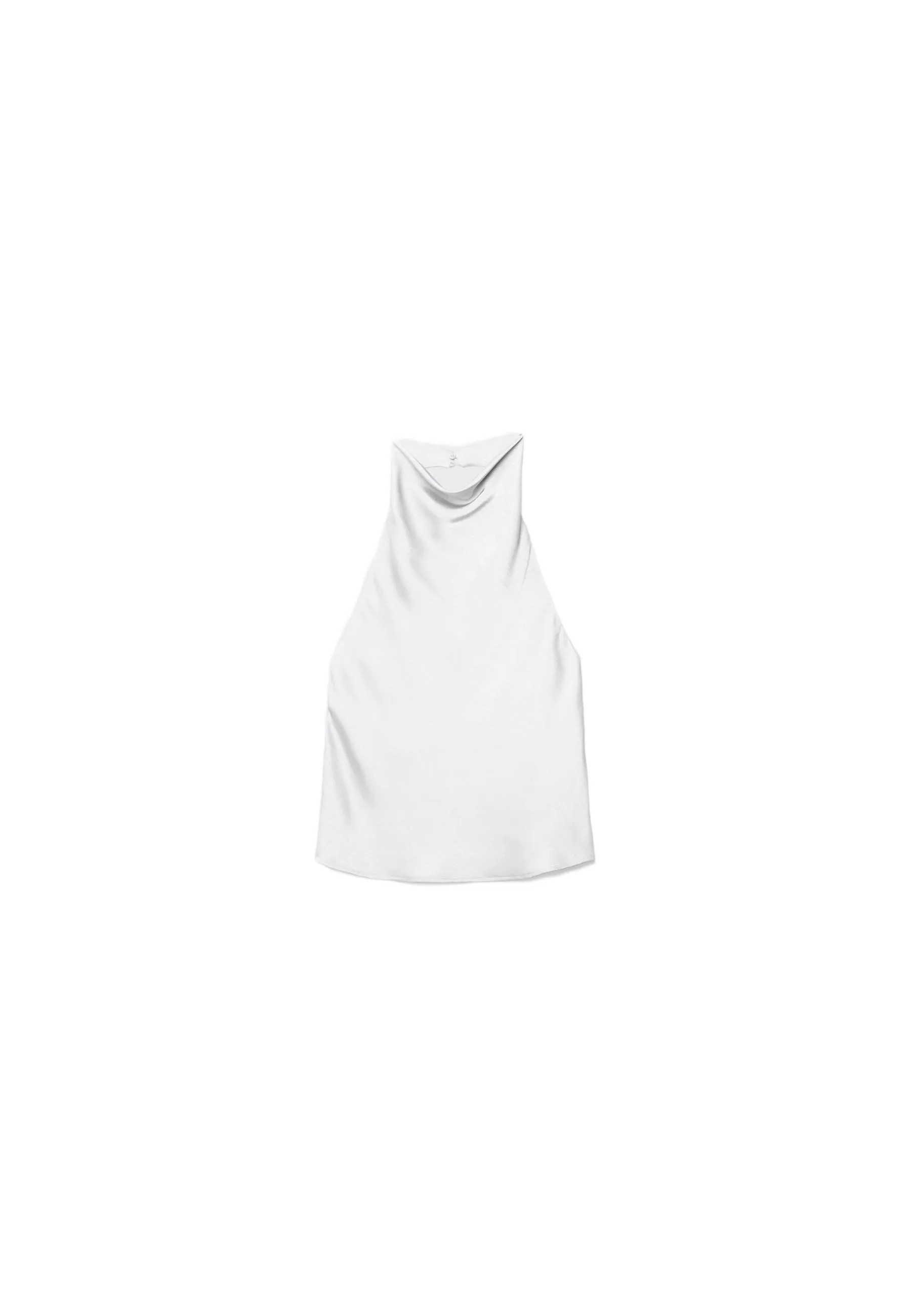 Satin effect halter top - Women's fashion | Stradivarius United Kingdom | Stradivarius (UK)