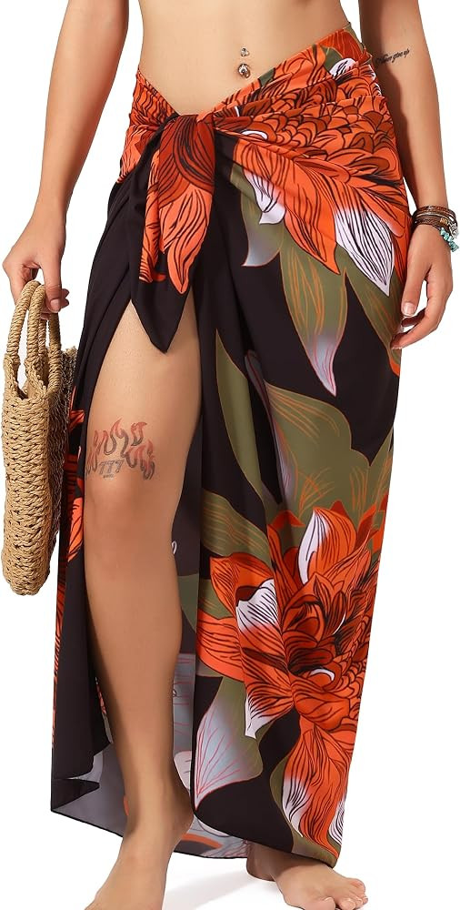 Rossopesca Women Beach Cover Up Boho Sarong Wraps for Womens Bikini Bathing Suit Swimsuit Swimwea... | Amazon (US)