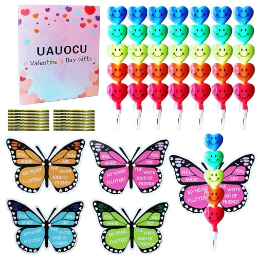 Valentines Day Gifts for Kids Classroom, 28 Packs Valentine Cards Bulk for School Class Prizes Pa... | Amazon (US)