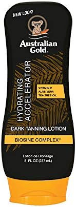 Australian Gold Australian Gold Dark Tanning Accelerator Lotion, 2020 Formula, 8 Fluid Ounce, Cla... | Amazon (US)