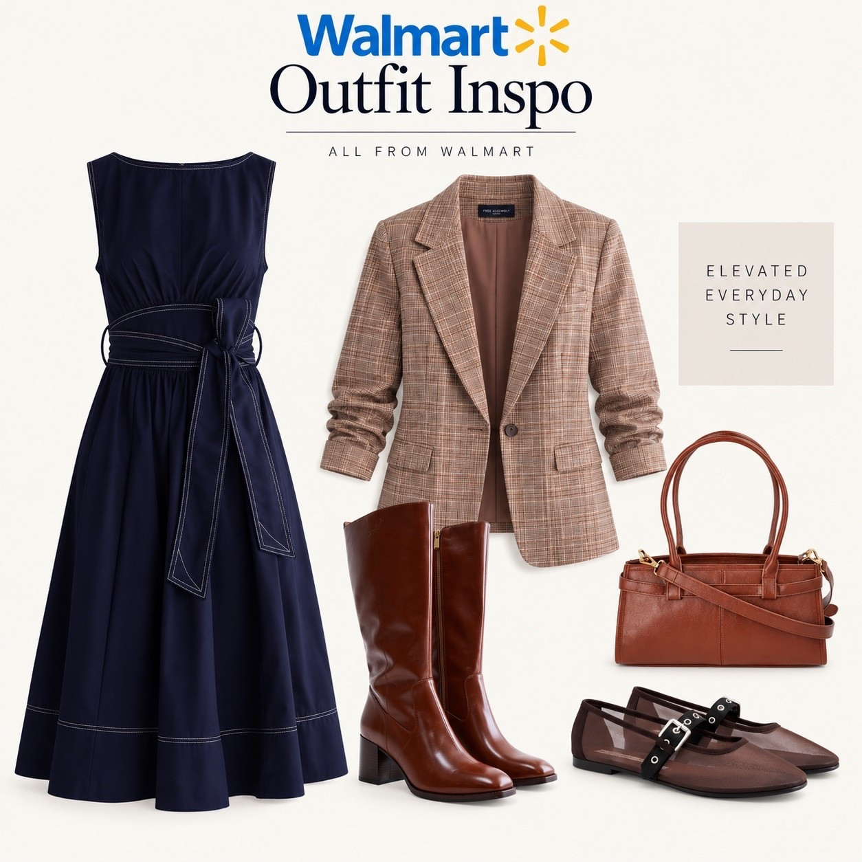 Walmart fall fashion is coming in HOT. 🍂 This dress + tall boot combo looks way more expensive than it is!

#WalmartFashion #WalmartFinds #FallOutfitInspo #AffordableFashion #LTKStyle

#LTKootd #LTKMidsize #LTKOver40
