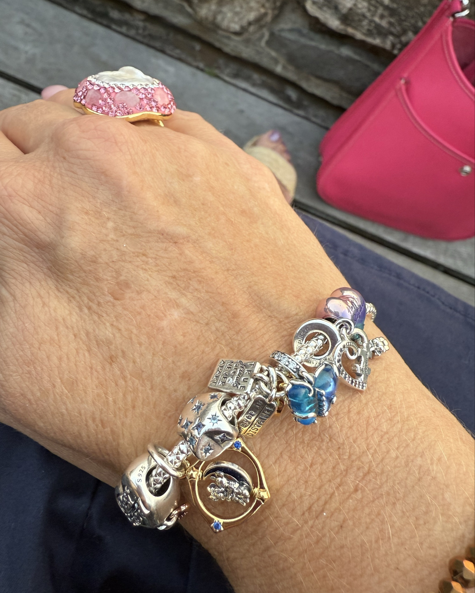 Thank you to my bestie Kelly Reci for my beautiful Pandora charms for my birthday! 🎈 The bracelet and several of the charms are from last year’s birthday! 🎂 I love wearing it🫶🏻🫶🏻

#LTKFindsUnder50 #LTKFamily #LTKOver40