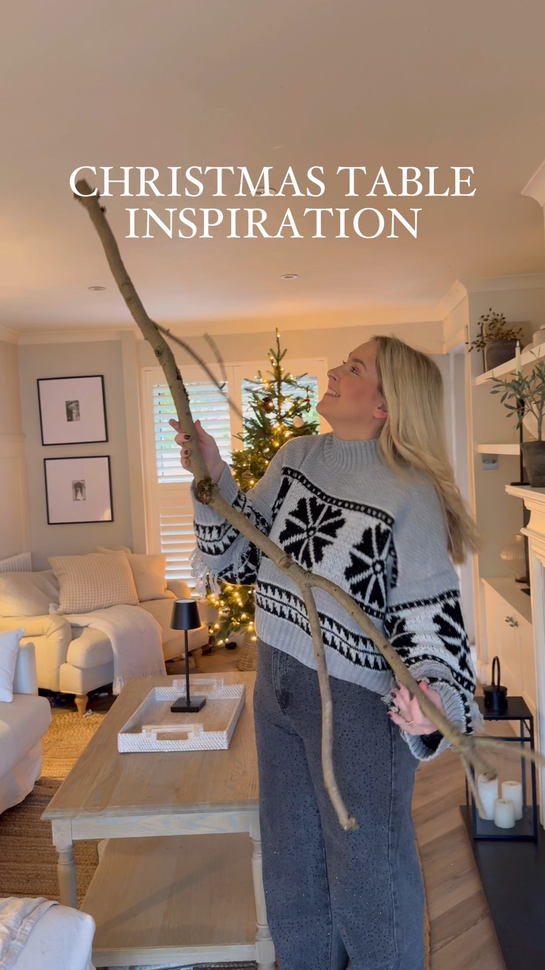 ad CHRISTMAS TABLE WITH @wayfair_uk
 
The branch was a triumph!!!! I think it looks so festive and also very practical as the table doesn’t get taken up with garlands ! 

Everything I’ve used to style my table is from Wayfairs up to 60% off Black Friday sale!

Love Jade xxxx

#wayfair #wayfairblackfridaysale #christmastable #suspendedbranch

#LTKhome #LTKCyberWeek #LTKfestive