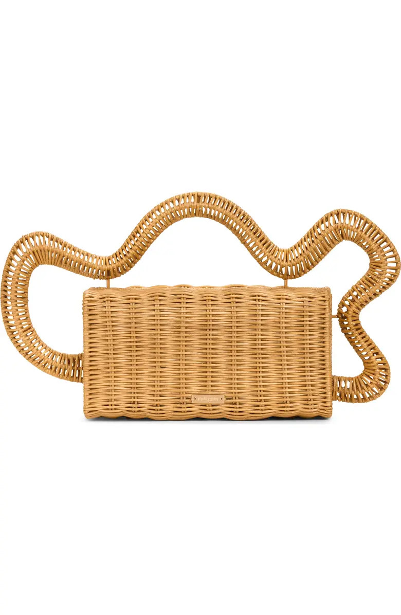 Cult Gaia Elsa Rattan Clutch | Nordstrom | Nordstrom
