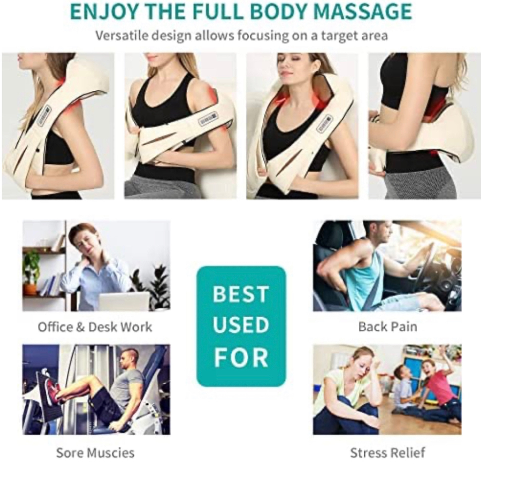 Amazing Sale on this neck and back massager! Would be a great gift for any loved one. Comes in multiple color options. Grab this deal while you can!

#LTKsalealert #LTKunder50 #LTKGiftGuide