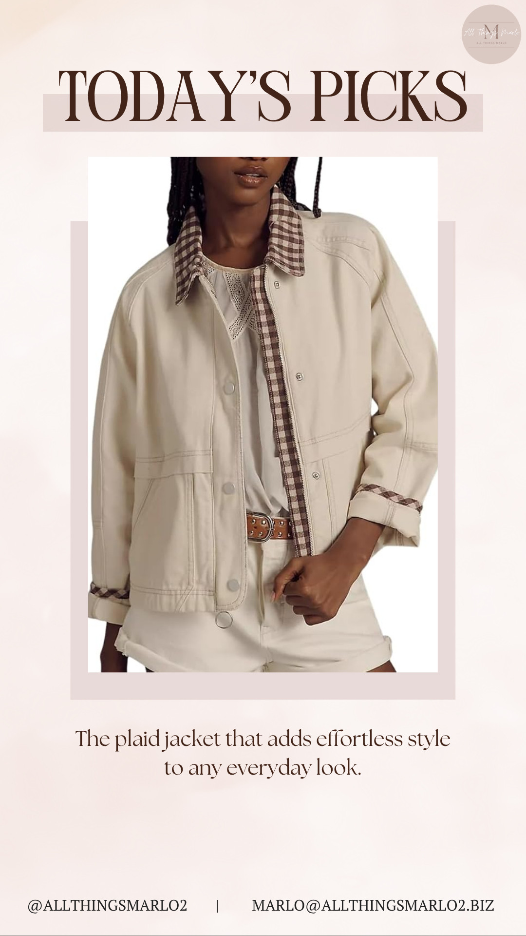 The plaid jacket that adds effortless style to any everyday look. 

 #LTKSeasonal #LTKWorkwear #LTKTravel