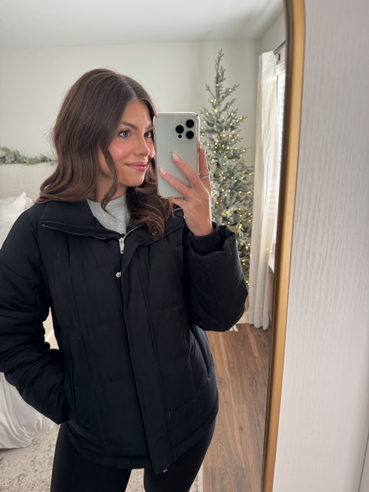 Love my puffer coat! It keeps me warm but lightweight enough that you can move & not feel restricted!! Can’t recommend it enough!!! Wearing a medium!🖤

#LTKCyberWeek #LTKSaleAlert