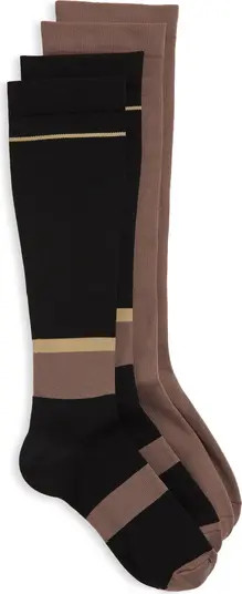 2-Pack Knee High Compression Socks | Nordstrom