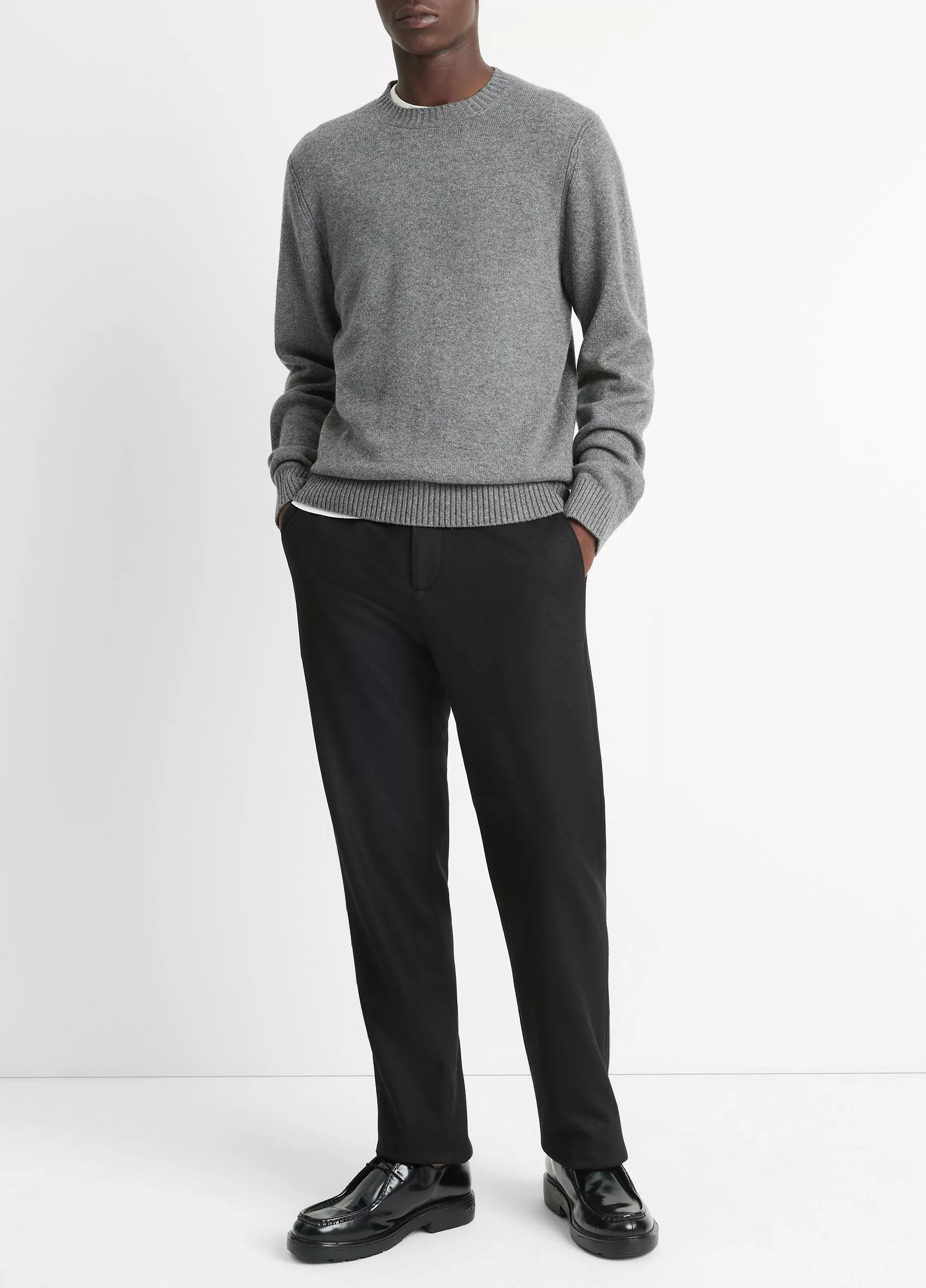 Classic Wool-Cashmere Crew Neck Sweater | Vince LLC