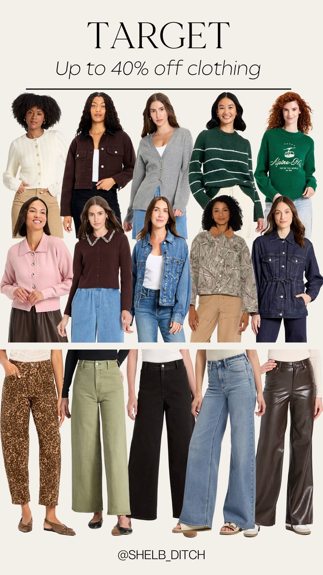 Target clothing. Target fashion. Target deals. Target sweater. Target denim. 40% off target clothing. 

#LTKFindsUnder50 #LTKSaleAlert #LTKootd