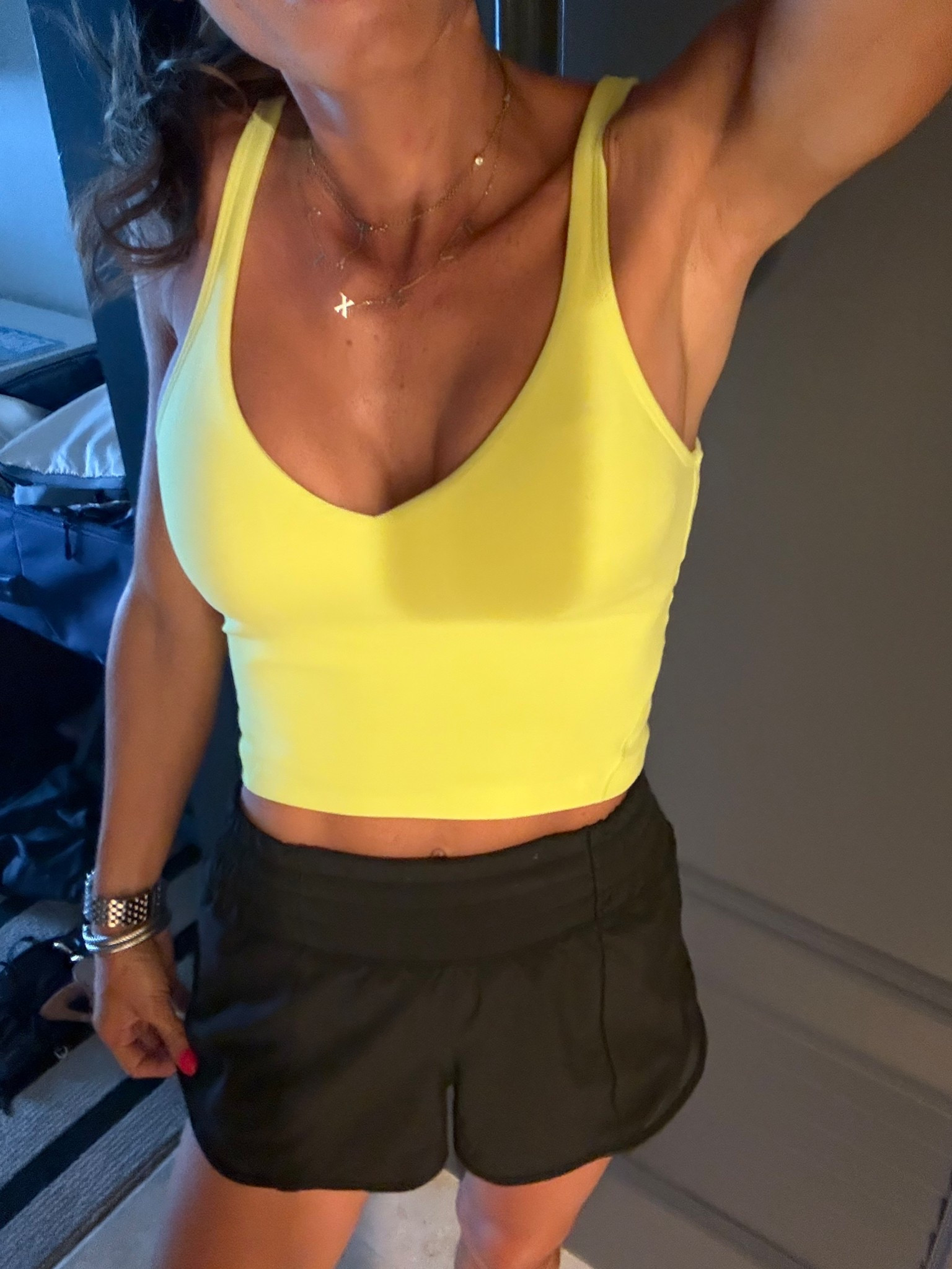 Favorite lululemon tank and black shorts size 4 tank size 2 shorts 

#LTKfitnessgoals #LTKPetite #LTKActive