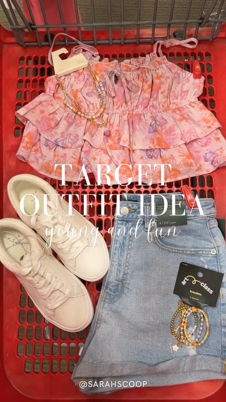 This outfit is so colorful and fun! I love all of the colorful jewelry!

#Target #TargetFind #TargetOutfit #Spring #Outfit #SpringOutfit #Affordable #Deal #Find #Summer #Colorful #DenimShorts #TankTop #Sneakers 

#LTKSeasonal #LTKFind #LTKstyletip