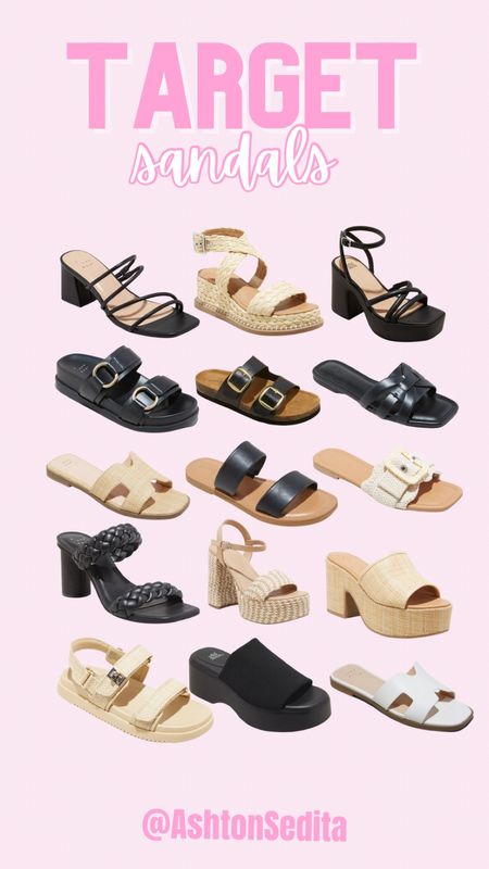 Summer sandals from target!! Love all of these to complete my outfit!! 

#LTKStyleTip #LTKShoeCrush #LTKSeasonal