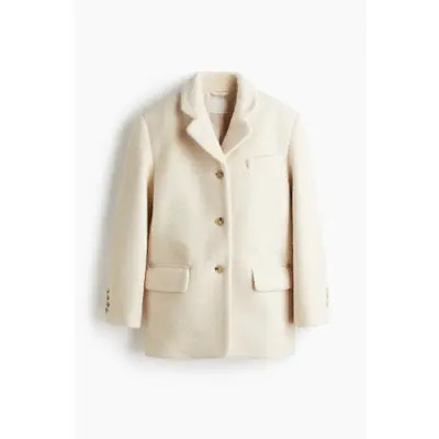 H&M Single-breasted Blazer in Dark Dusty Brown at Nordstrom, Size X-Small | Nordstrom