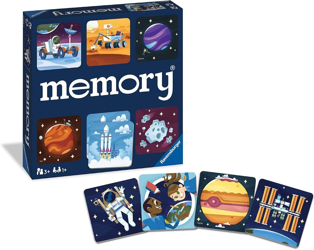 Ravensburger Space Memory Game - Engaging Cosmic Matching Game for Kids | Fun Educational Toy | E... | Amazon (US)