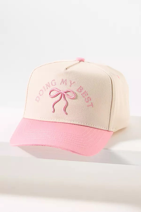 Doing My Best Embroidered Trucker Hat | Anthropologie (US)