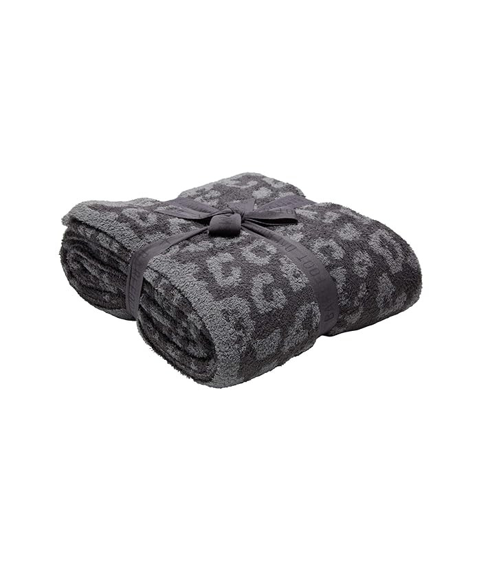 Barefoot Dreams CozyChic Barefoot In The Wild Throw (Graphite/Carbon) Blankets | Zappos