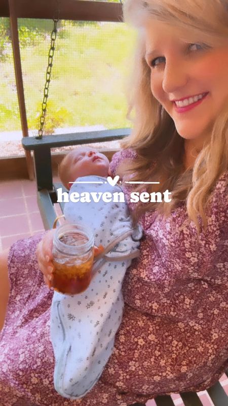 Front porch swing rockin’ 🌾 my baby 🤱 with an iced sweet tea in hand 🧊(while big brother is napping, too 🩵) - truly heaven sent!! ☀️🫶🏽💫 #nothingbetterthanthis #heavensent #summernaps #newborndays #summerinthesouth #mamaoftwo

#LTKFamily #LTKHome #LTKBaby