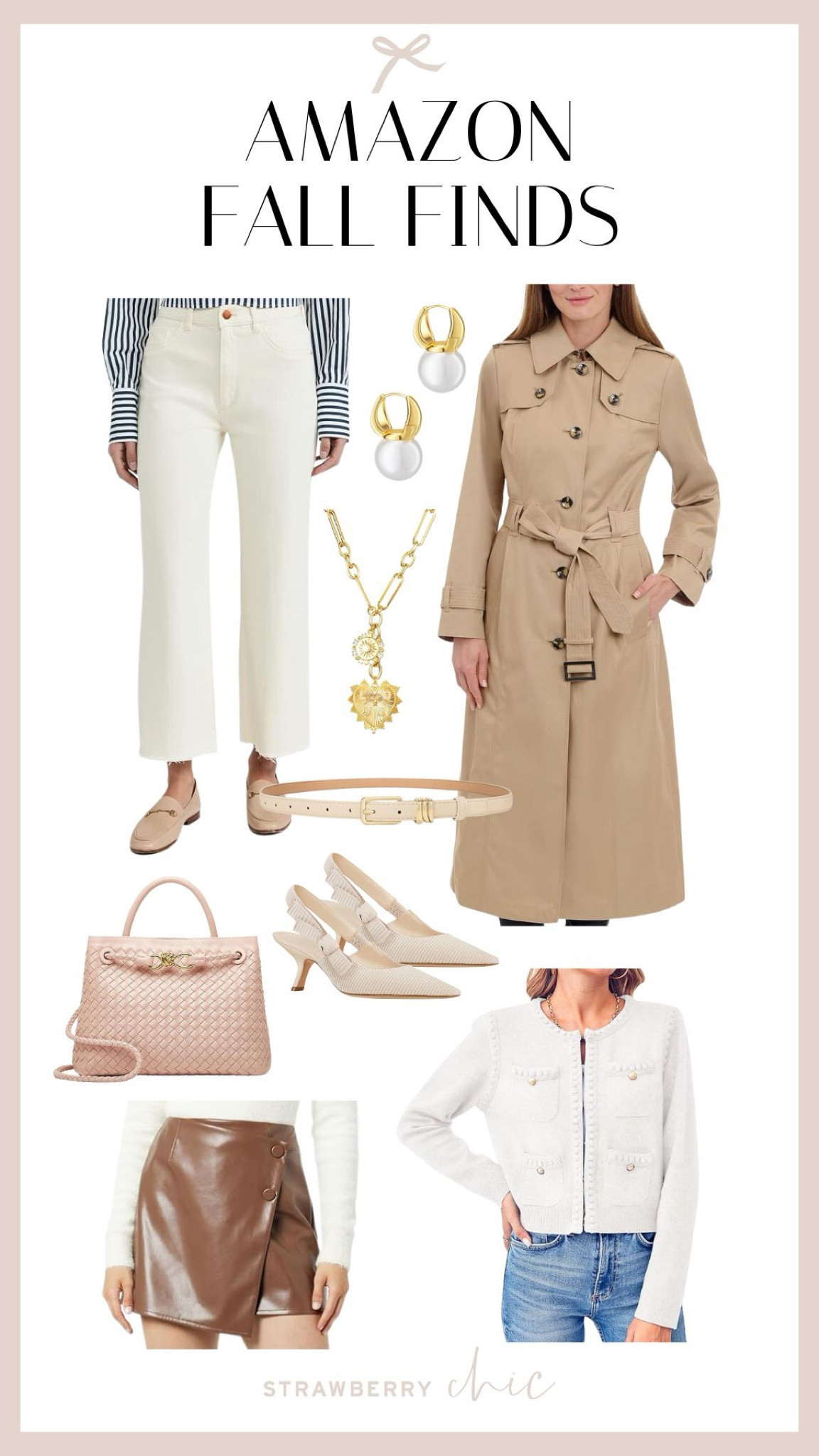 Amazon fall fashion finds. This trench coat and pink bag are perfect for fall workwear pieces. 

#LTKSaleAlert #LTKSeasonal #LTKxPrimeDay