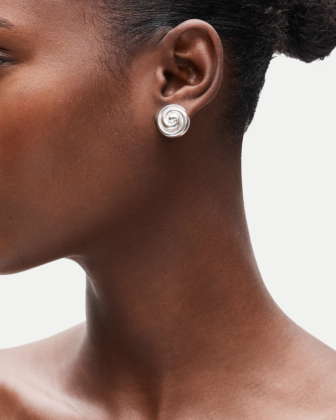 Swirl button earrings | J. Crew US